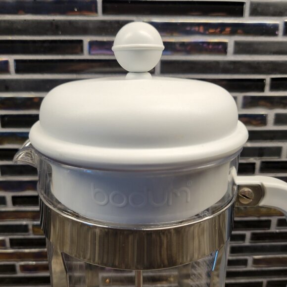 BODUM CHAMBORD FRENCH COFFEE PRESS 8 CUP 34 OZ TRITAN PLASTIC GRAY PORTUGAL RARE - Picture 8 of 14